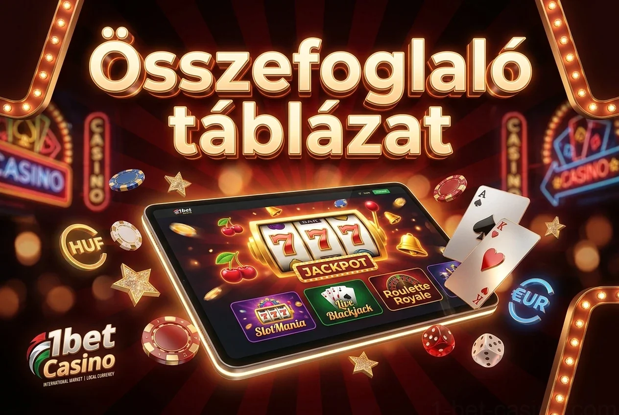Összefoglaló táblázat